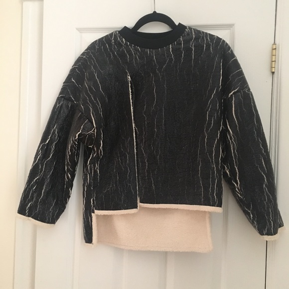 Philip Lim faux leather sweater - Picture 3 of 8